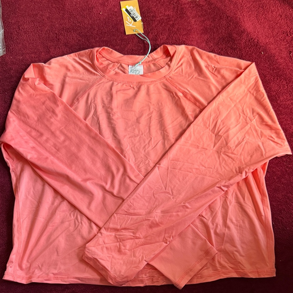 Kona Sol Vibrant Coral Top